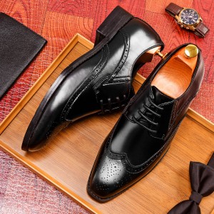 BONA 2022 New Designers High Quality Handmade Oxford Dress Shoes Men Genuine Cow Leather Suit Shoes Man Wedding Formal Footwear