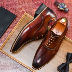 BONA 2022 New Designers Formal Shoes Genuine Leather Oxford Shoes for Men Dress Shoes Wedding Lace Up Business Shoes Mansculino